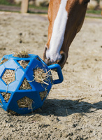 Kentucky elastyczna piłka na siano Relax Horse Play & Hay Ball - niebieska