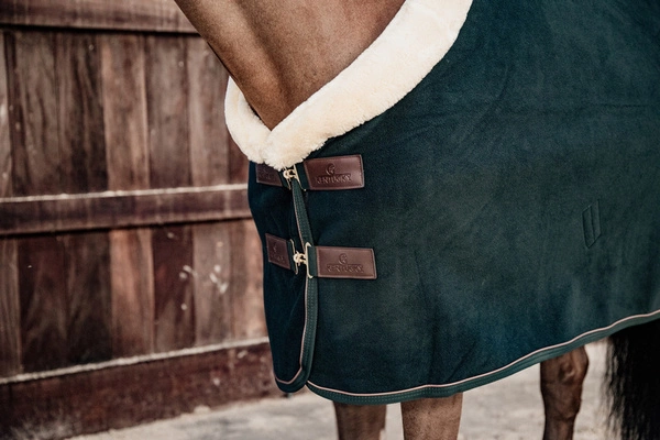 Kentucky derka polarowa Heavy Show - ciemna zieleń