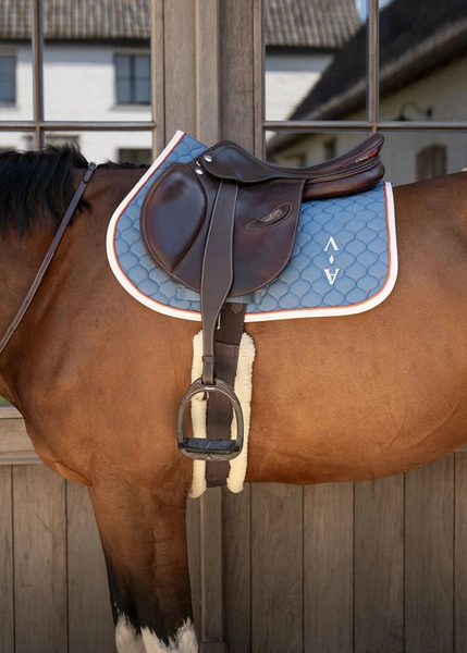 Puśliska Dy'on Leather Stirrup Straps Mono - brąz