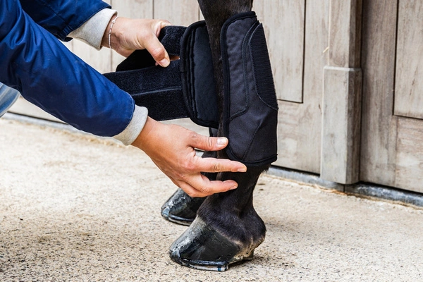 Kentucky ochraniacze na przód Eventing Boots 3D Air Flow - czarne