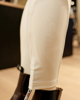 Damskie legginsy Kentucky Classic z pełnym lejem - białe