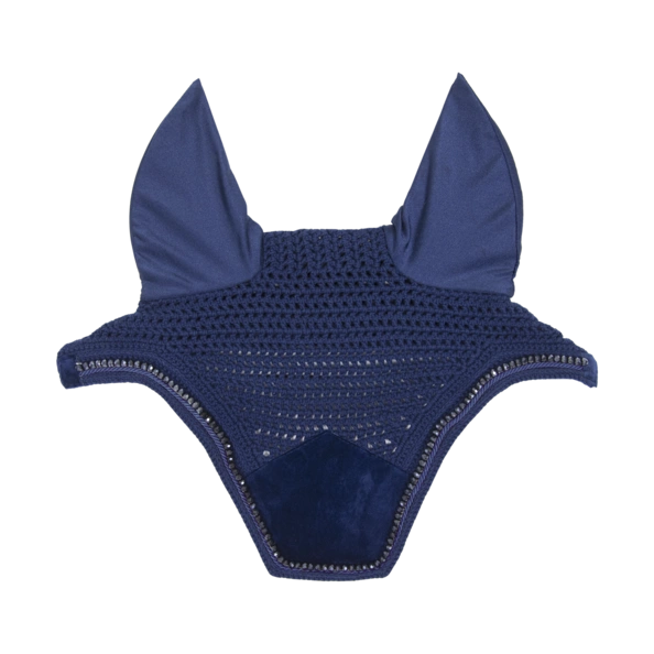 Kentucky nauszniki Velvet Pearls - granatowe