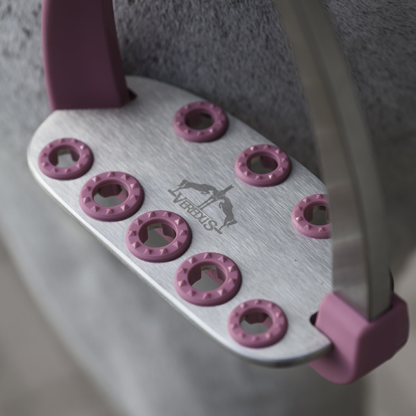 Strzemiona Veredus Vita Stirrup Steel1 - jasny róż