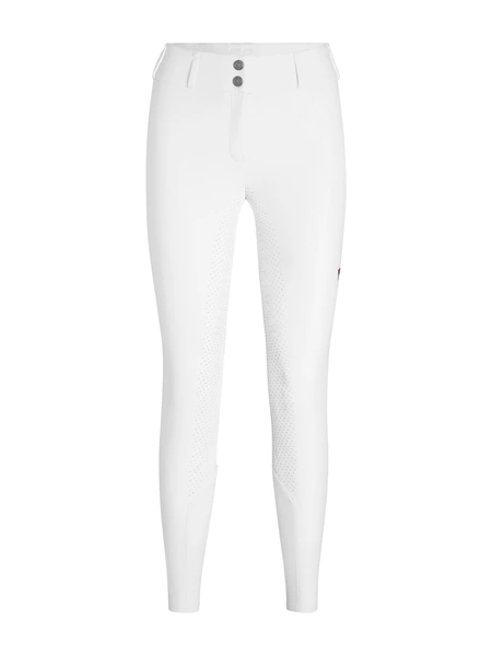 Bryczesy z wysokim stanem Tommy Hilfiger Helena - białe