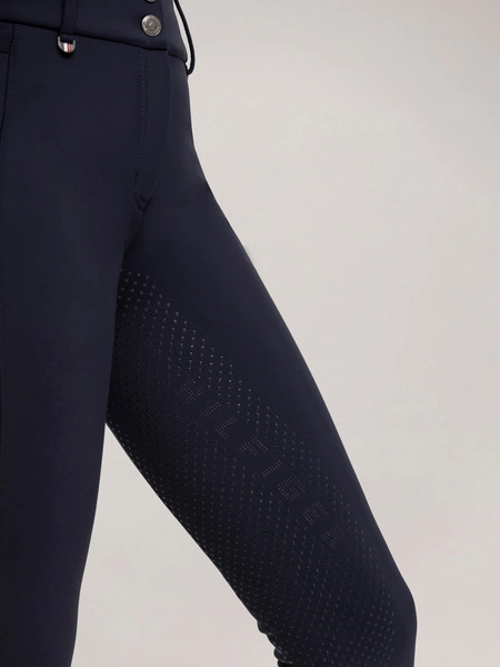 Thermobryczesy z wysokim stanem Tommy Hilfiger Minnesota Softshell Full Grip - granat desert sky