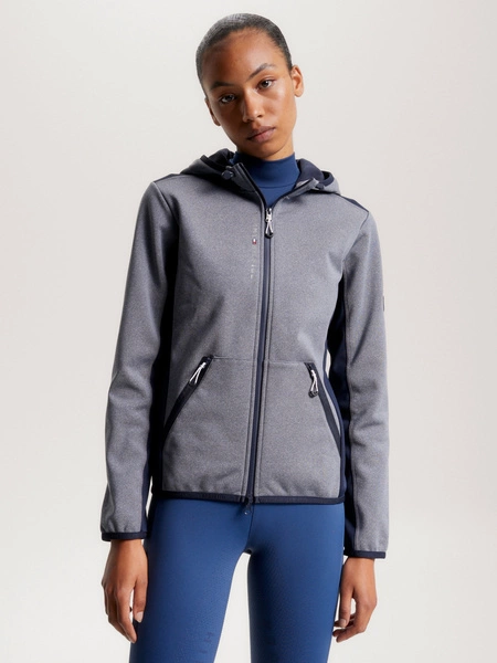 Softshell Tommy Hilfiger Equestrian London - szary melange