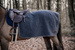 Kentucky półderka do jazdy Quater Rug Heavy Fleece - szara