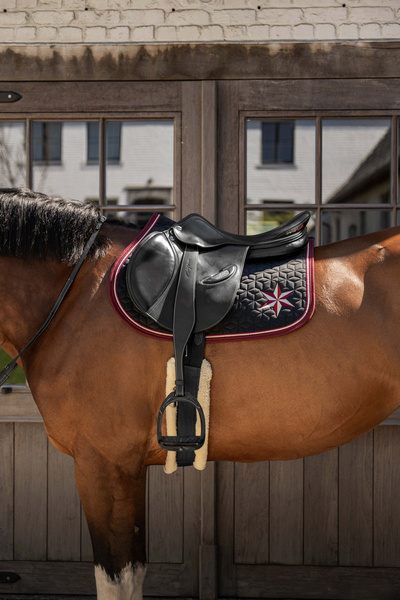 Puśliska Dy'on Leather Stirrup Straps Mono - czarne