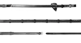 Gumowe wodze z 7 stoperami 1/2" Howlett Dy'on New English