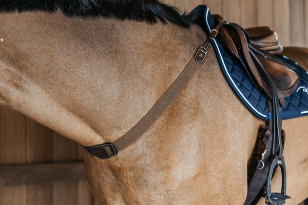 Elastyczny napierśnik Dy'on New English - brązowy