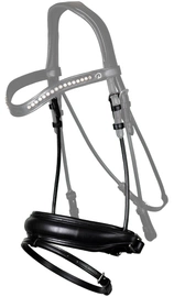 Rurkowy matowy szeroki nachrapnik szwedzki ze skośnikiem Dy'on Dressage