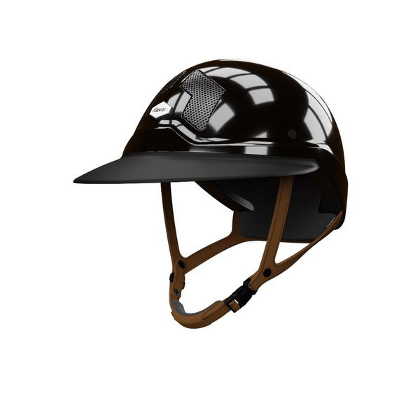 Kask Flex-On Armet Black Star Angel - czarny z brązowymi paskami