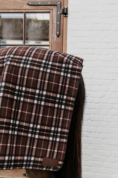 Osuszająca derka Kentucky Heavy Fleece Rug Square Stripes 210x200 cm