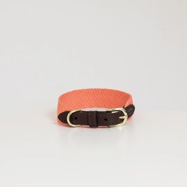 Obroża Kentucky Jacquard - pomarańczowa