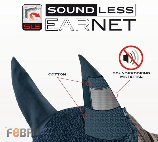 Nauszniki wyciszające Equiline Gerald - granatowe