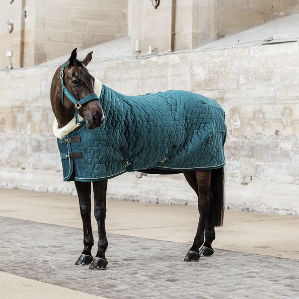 Kentucky derka stajenna Velvet 160g - szmaragdowa