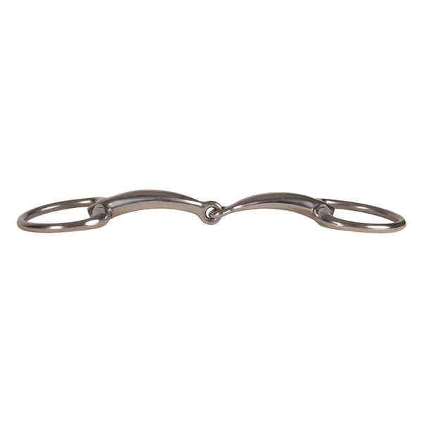 Velari wędzidło Eggbutt Single Jointed Stainless Steel 16 mm