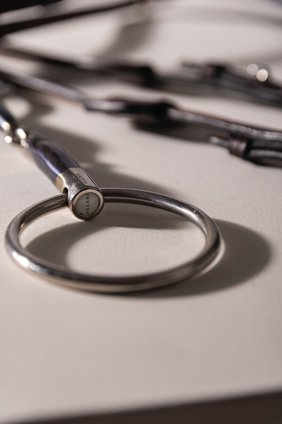 Velari wędzidło Snaffle Loose Ring Single Jointed Sweet Iron 16 mm