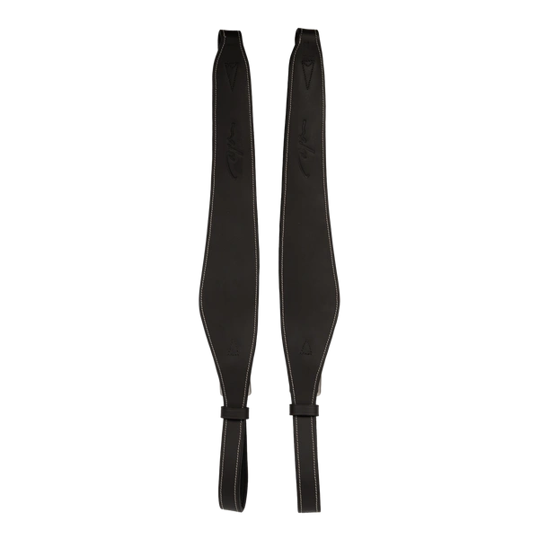 Puśliska Dy'on Leather Stirrup Straps Mono - czarne