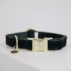 Obroża Kentucky Corduroy - czarna