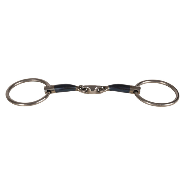 Velari wędzidło Snaffle Double Jointed Loose Ring Sweet Iron 16 mm