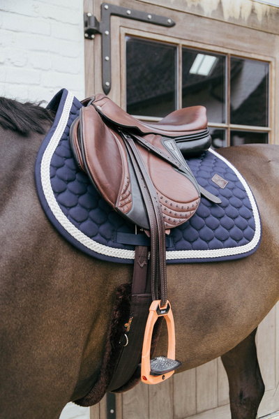 Kentucky czaprak Plaited Cord - granatowy