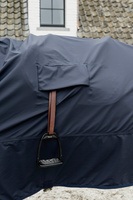Kentucky derka przeciwdeszczowa do jazdy RainCoat Hurricane - granatowa