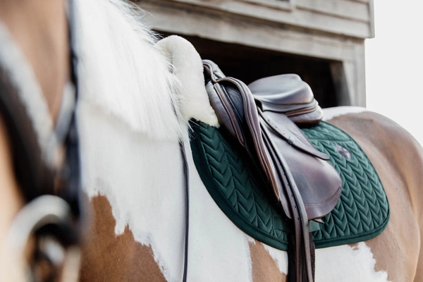 Kentucky czaprak Skin Friendly Velvet - ciemna zieleń