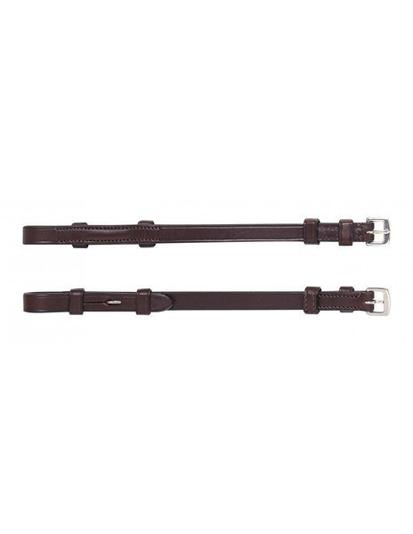 Paski policzkowe Equiline CP0001 - brązowe