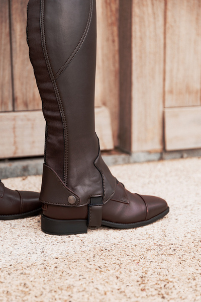 Czapsy Pro Half Chaps Standard Dy'on - brązowe