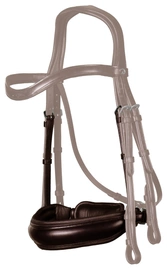 Szeroki matowy nachrapnik szwedzki Dy'on Dressage - brązowy