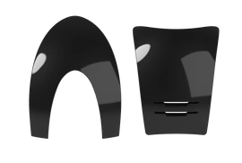 Panele KEP 2.0 Textile Polish Black - przód + tył