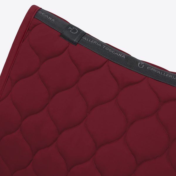 Czaprak New Circular Quilted Jersey - bordowy