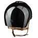 Kask KEP Smart NOVA Polish Star Black - czarny z brązowymi paskami