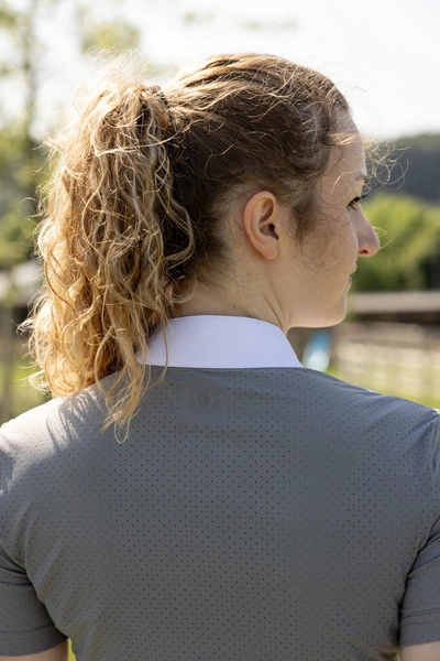 Damska koszula konkursowa z krótkim rękawem Kentucky Heritage Air - szara