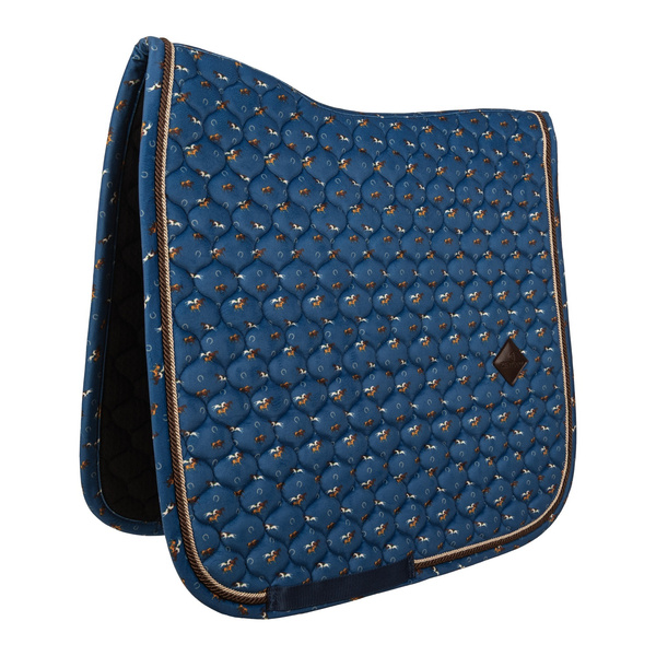 Kentucky czaprak Velvet Horse printing - granatowy