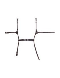 Podwójny nachrapnik rurkowy Equiline NB0444 - czarny