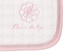 Czaprak Fleur de Lys Classic Premium - biało-różowy