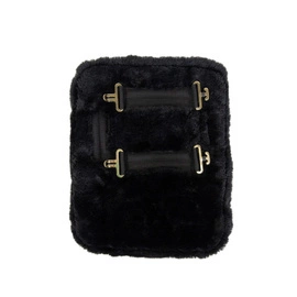 Kentucky Chest Expanders Vegan Sheepskin z 2 klamrami - czarna