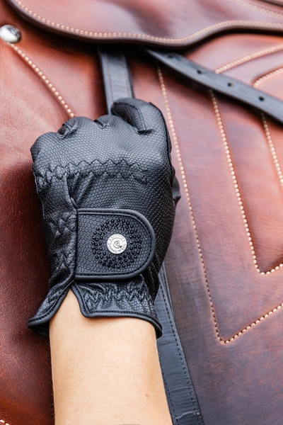 Rękawiczki Kentucky Gloves Grip Glitter - czarne
