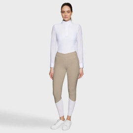 Legginsy z wysokim stanem Samshield Alpha - beżowe