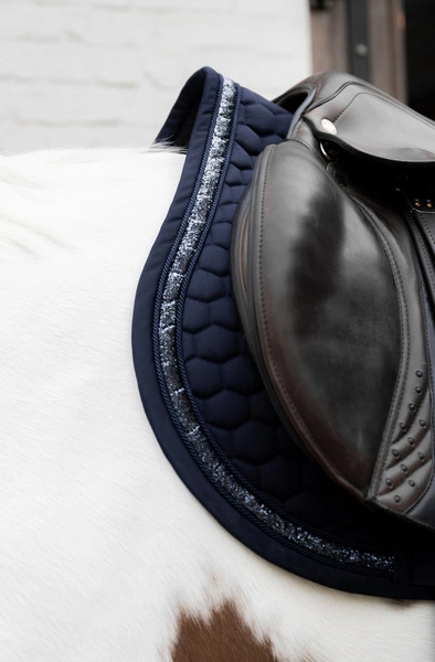 Kentucky czaprak Glitter Band - granatowy