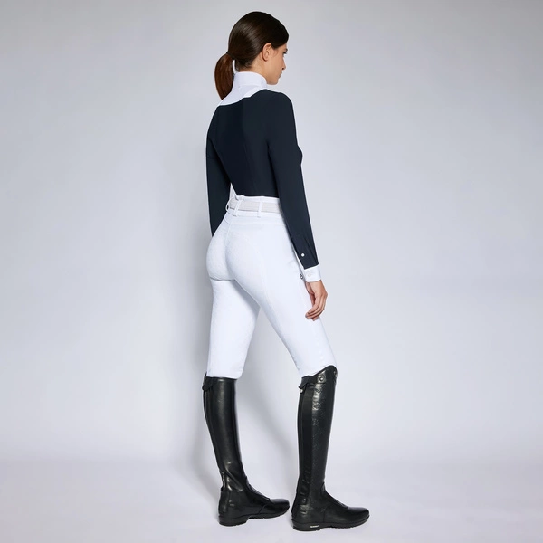 Koszula konkursowa Cavalleria Toscana CAD097 - granatowa