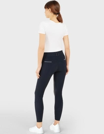 Damskie bryczesy Samshield Clara z pełnym lejem - granatowe