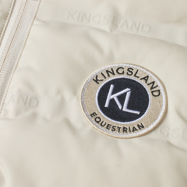 Kamizelka damska Kingsland KLLucy Ladies Hybrid Bodywarmer - beżowa