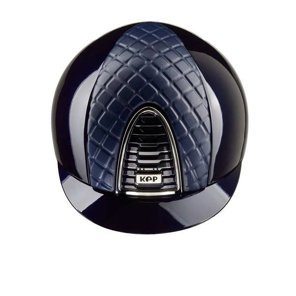 Kask KEP Cromo 2.0 Polish Milano New Leather Collection - granatowy