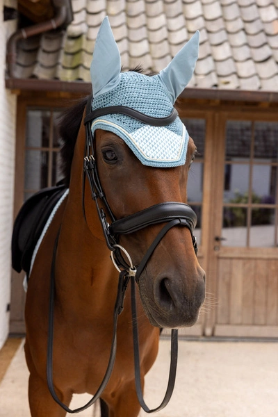 Nauszniki Kentucky Wellington Velvet Printing - błękitne