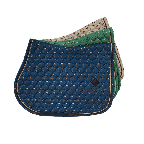 Kentucky czaprak Velvet Horse printing - zielony