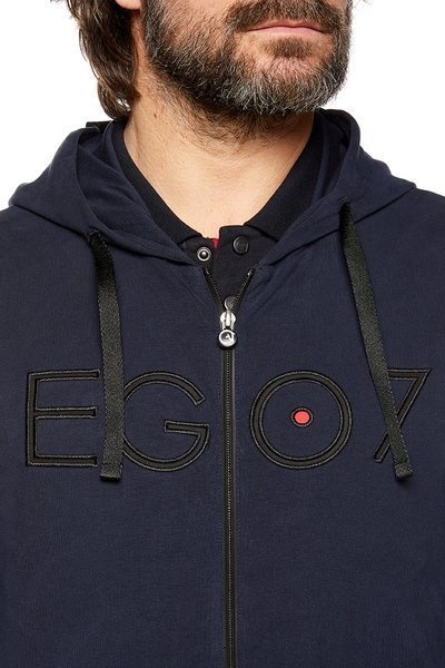 Męska bluza Zip Ego7 - granatowa