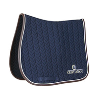 Kentucky czaprak Leather Fishbone - granatowy
